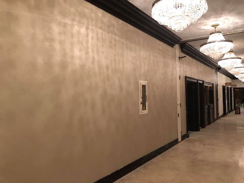 Type 2 Wallcovering In Hotel Lobby Area