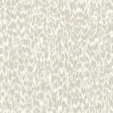 Flavia Light Grey Abstract Animal Print Textured Wallpaper