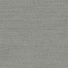 Solitude Grey Linen Textured Wallpaper
