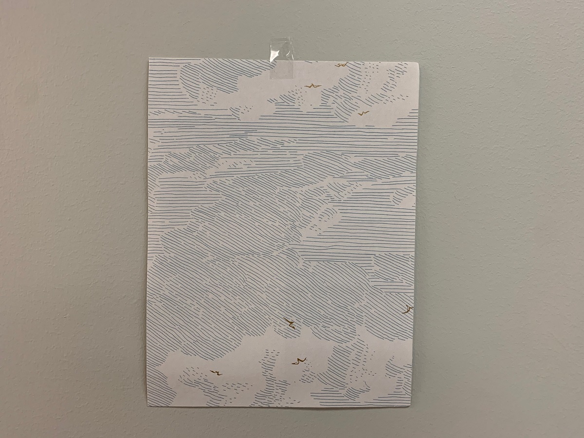 Tape Your Wallpaper Sample To The Wall