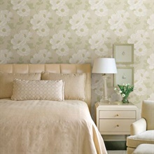 Leala Golden Green Modern Floral