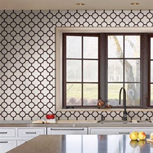 Origin Black Quatrefoil