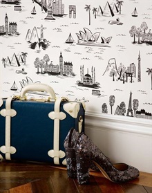 Cities Toile White