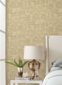 Neutral Faux Grasscloth Trail