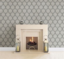 Enlightenment Charcoal Diamond Geometric