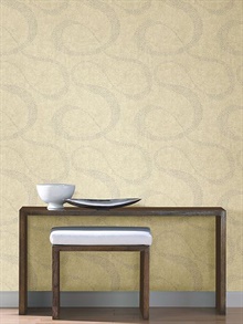 Swirl Beige Scroll Geometric