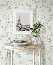 Delphine Light Blue Floral