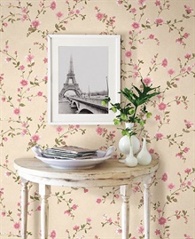 Delphine Pink Floral Trail