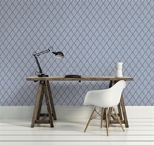 Vertex Indigo Diamond Geometric