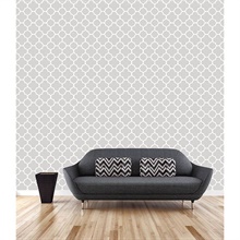 Origin Grey Quatrefoil