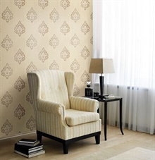 Donald Beige  Damask