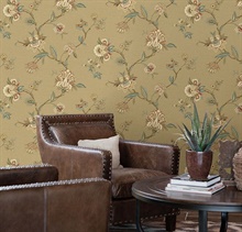 Monaco Beige Jacobean Trail