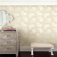 Kashmir Yellow Paisley
