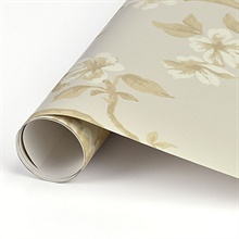 Ellen Beige Floral Wallpaper