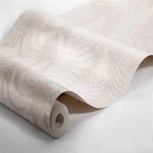 Whistler Cream Leaf Wallpaper, 2825-6358