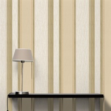 2834-M0869 | Mirabelle Cream Stripe | Wallpaper Boulevard