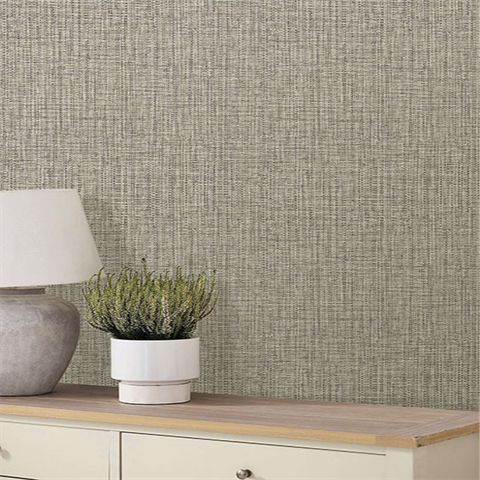 2908-24941 | Rattan Coffee Linen Textured Wallpaper