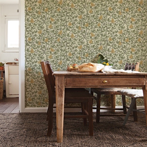 2999-13102 | Pirum Yellow Pear Fruit Wallpaper