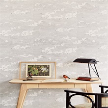 Palila Cream Cloud Wallpaper SKU 366061