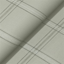 Auberge Sage Plaid Wallpaper