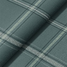 Auberge Teal Plaid Wallpaper