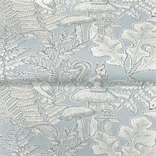 Holt Light Blue Woodland Wallpaper