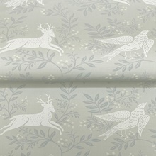 Revelry Sage Forest Frolic Wallpaper