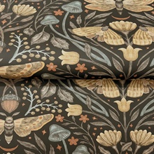 Mystic Moth Black Forest Magic Wallpaper