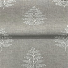 Frond Charcoal Leaf Wallpaper