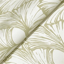 Kyoto Moss Ginkgo Leaf Wallpaper