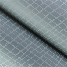 Albin Sky Blue Gridline Wallpaper