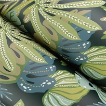 Alocasia Green Tropical Foliage Wallpaper