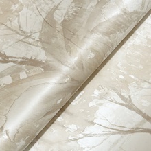 Mistwood Beige Forest Wallpaper