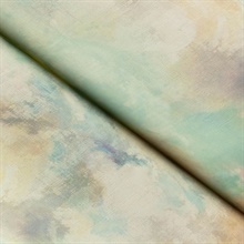 Aria Aquamarine Abstract Watercolor Wallpaper