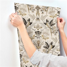 Bernadette Black Garden Wilderness Bird Wallpaper