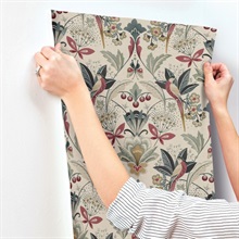 Bernadette Jewel Garden Wilderness Bird Wallpaper