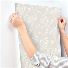 Ermine Pearl Abstract Modern Wallpaper