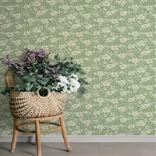 Maggan Jade Floral Trail Wallpaper