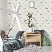 Aeroplanes Beige Skies Wallpaper