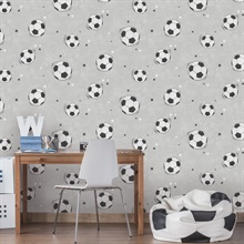 Footballs Grey Soccer Wallpaper