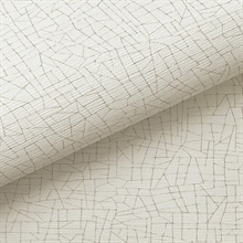 Cary Ivory Faux Grasscloth Wallpaper