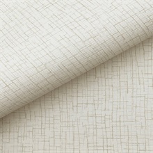 Aden Ivory Linear Abstract Wallpaper