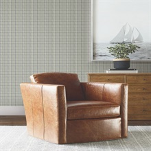 Harrington Plaid Green Glen Check Wallpaper