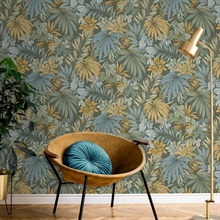 Allure Jungle Dark Moss Wallpaper