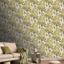 Beech Leaves Golden Green Wallpaper