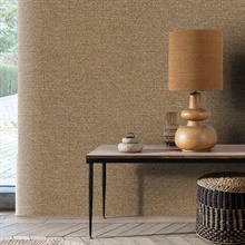 Bossanova Linen Texture Brown Wallpaper