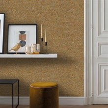 Bossanova Linen Texture Yellow Wallpaper