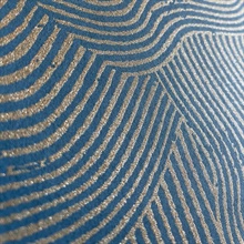 Bahia Dunes Navy Wallpaper