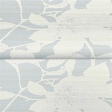 Solange Light Blue Botanical Wallpaper