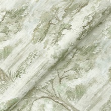 Moreno Green Woodland Wallpaper